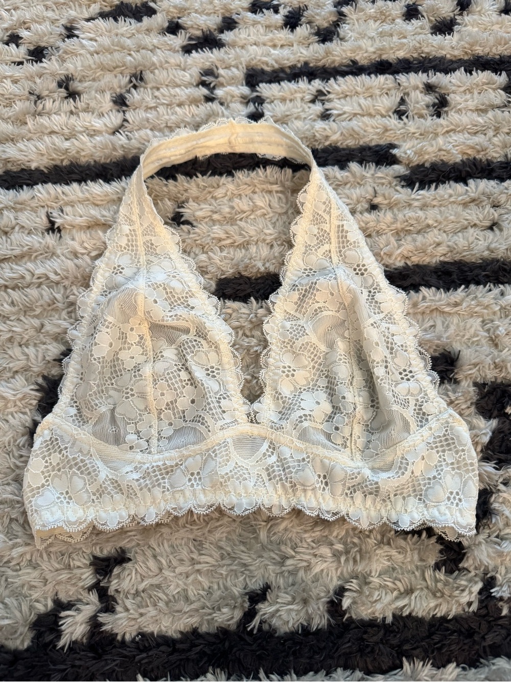 Free People White Bralette